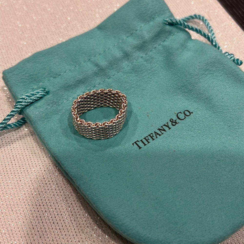 Tiffany mesh ring size 6.5